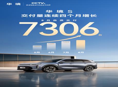 以口碑促销量，交付量四连涨！华境S 8月交