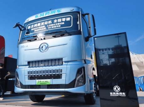 东风天龙KL纯氨混动牵引车：纯氨动力探索